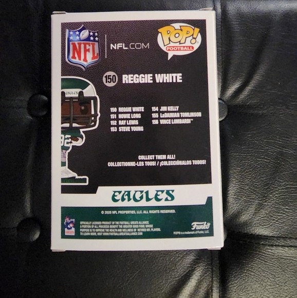 BRAND NEW Philedelphia Eagles Player Reggie White Exclusive NFL Funko Pop! - Picture 3 of 6